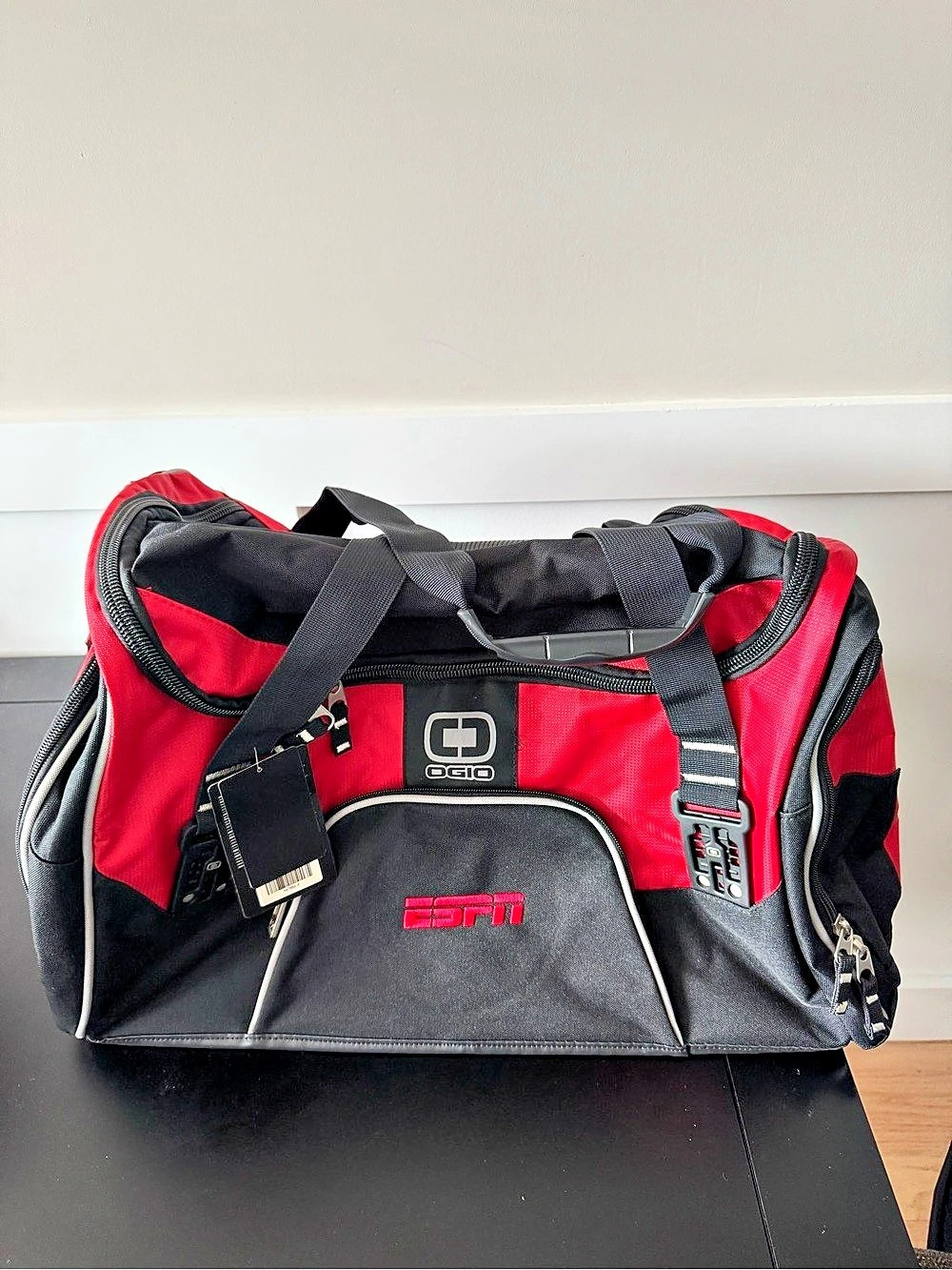 OGIO Red & Black Duffel Bag